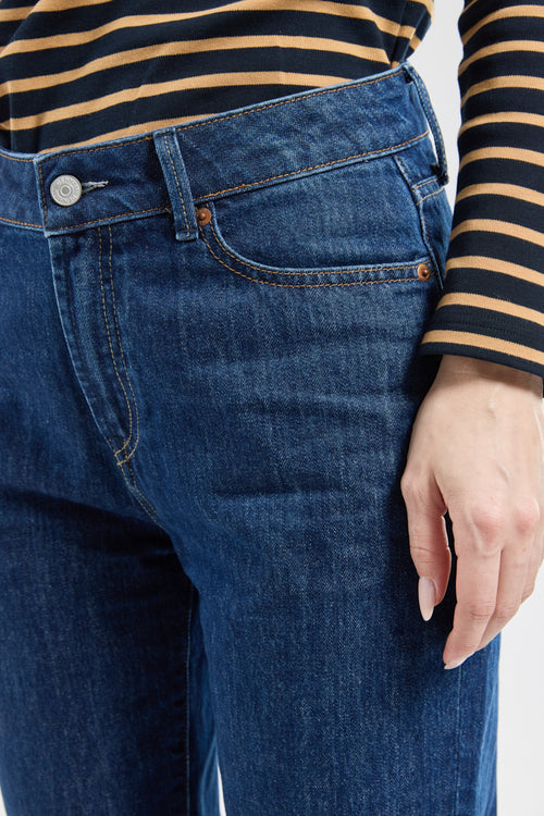 Women denim straight jeans - Denham X Armor-lux - Armor-lux - 3