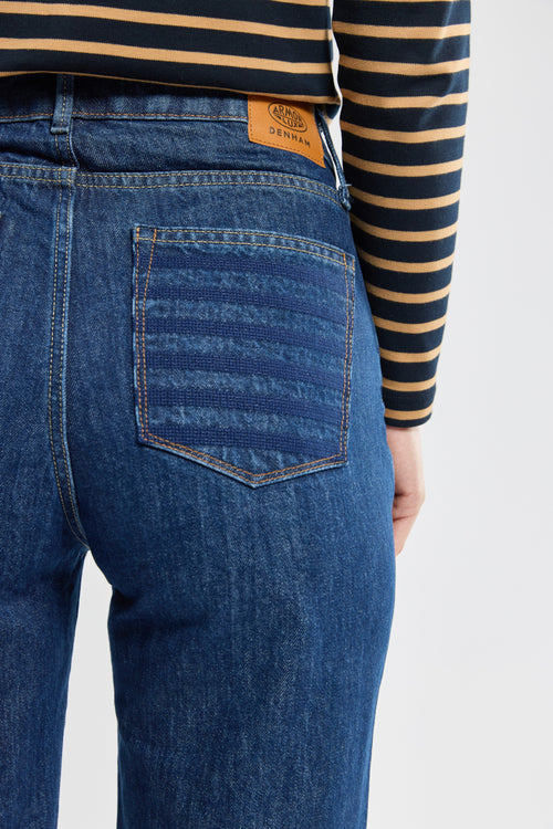 Women denim straight jeans - Denham X Armor-lux - Armor-lux - 4