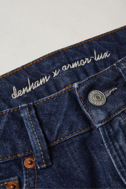 Women denim straight jeans - Denham X Armor-lux - Armor-lux - 5