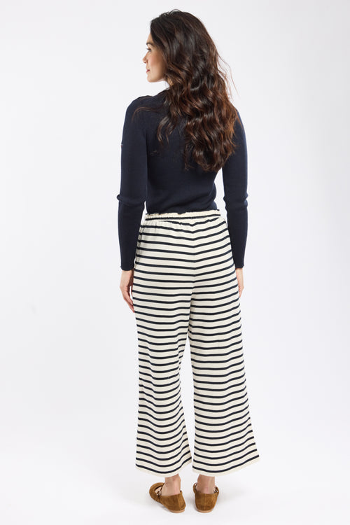 Pantalon large rayé - coton rustique - Armor-lux - 2