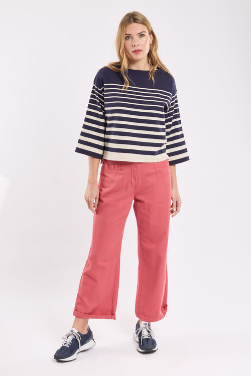 Breton striped shirt with 3/4-length sleeves – cotton - Armor-lux - 2