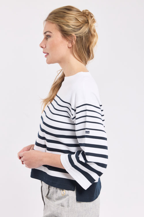 Breton striped shirt with 3/4-length sleeves – cotton - Armor-lux - 4
