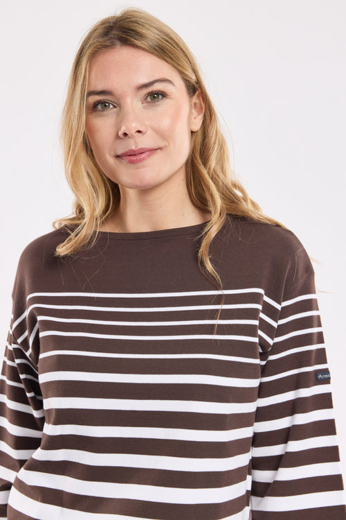 Breton striped shirt with 3/4-length sleeves – cotton - Armor-lux - 2