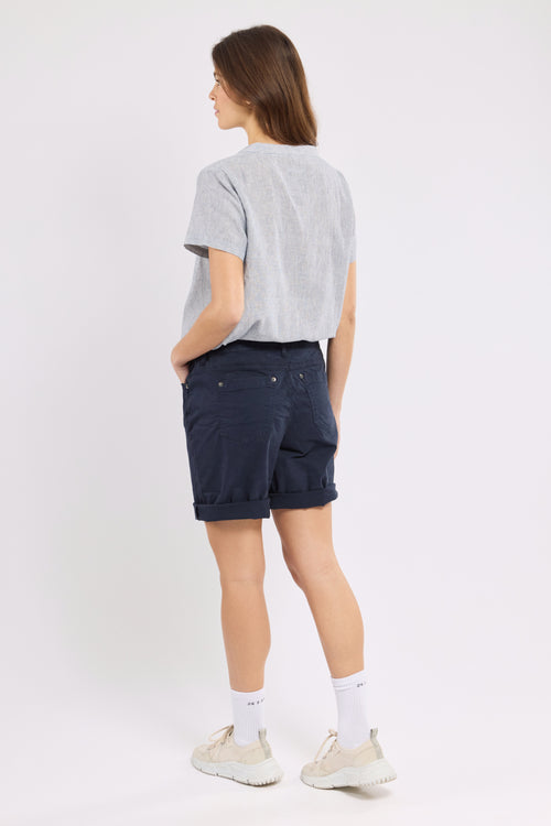 LINORA Bermuda shorts with elasticated waist - cotton - Armor-lux - 3
