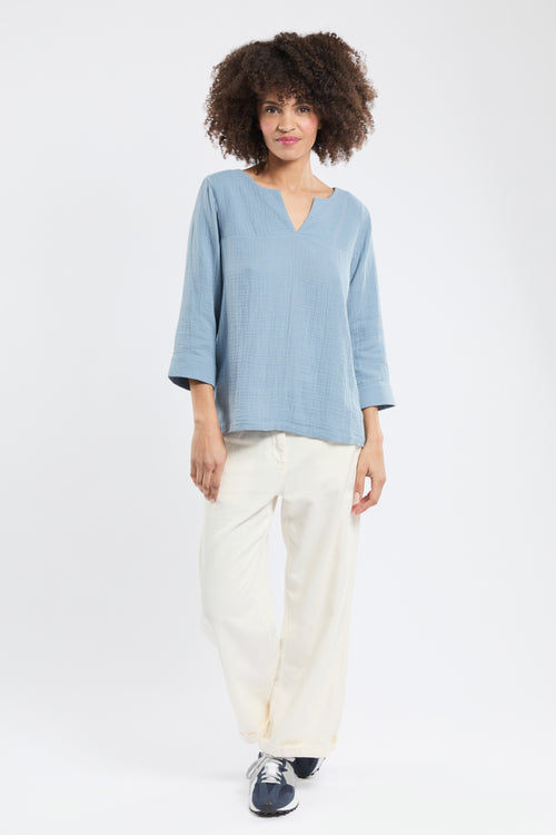 CALIA tunic - cotton gauze - Armor-lux - 1