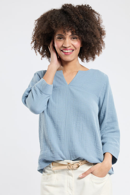 CALIA tunic - cotton gauze - Armor-lux - 2