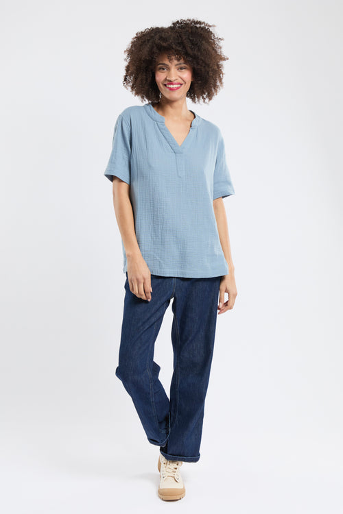 Tunika aus Baumwoll-Gaze CELYA - Armor-lux - 1