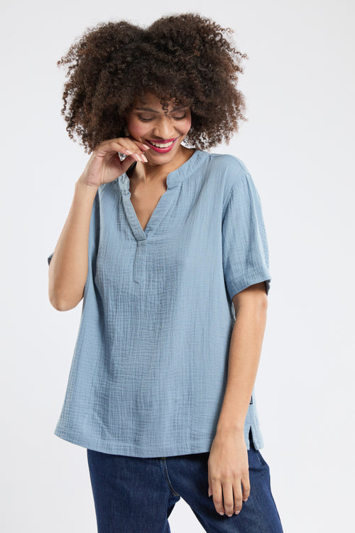 Tunika aus Baumwoll-Gaze CELYA - Armor-lux - 2