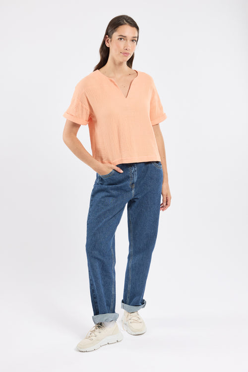 Tunique col V - coton biologique - Armor-lux - 3