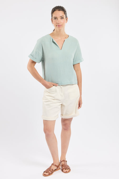 Tunique col V - coton biologique - Armor-lux - 3