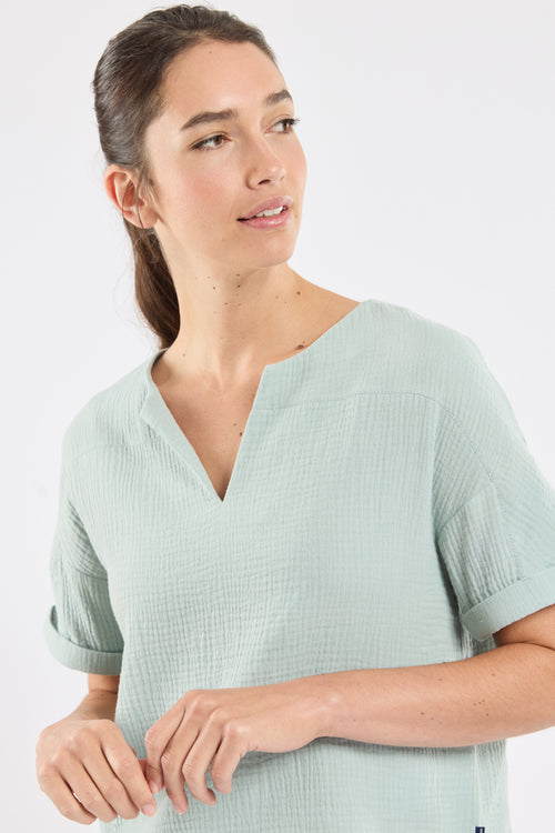 Tunique col V - coton biologique - Armor-lux - 2