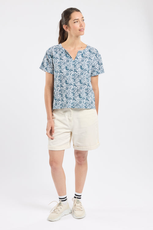 Tunique fleurie CELIANE - coton - Armor-lux - 3