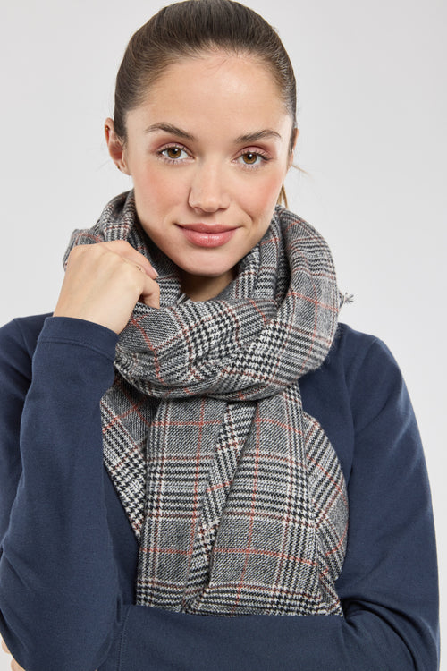 JULIUS scarf with small checks - Armor-lux - 1