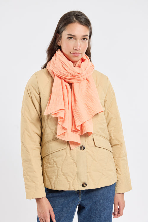 JORLYNE scarf - cotton gauze - Armor-lux - 1