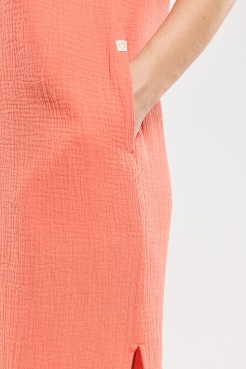 CARLINE halblanges Kleid - Baumwoll-Gaze - Armor-lux - 6