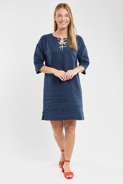 Robe col lacé CARLOTTA - Armor-lux - 1