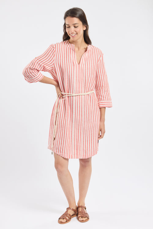 Robe rayée CARILLON - lin et coton - Armor-lux - 3