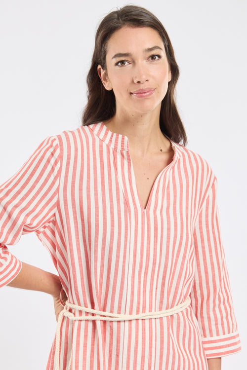 Robe rayée CARILLON - lin et coton - Armor-lux - 2