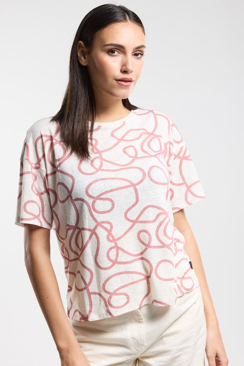 T-shirt motif cordage COSTELY - Armor-lux - 1