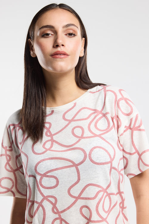 T-shirt motif cordage COSTELY - Armor-lux - 4