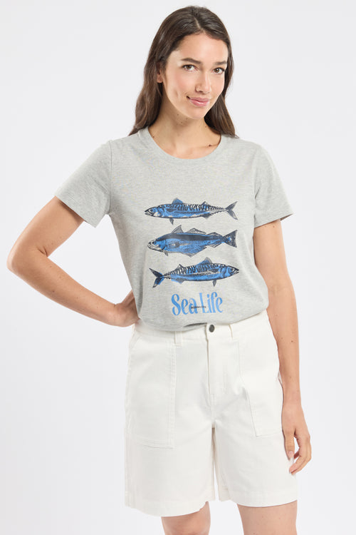 Printed T-shirt - cotton - Armor-lux - 3