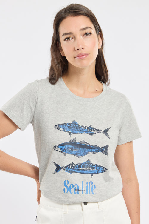 Printed T-shirt - cotton - Armor-lux - 1