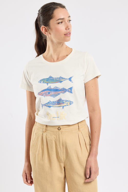 Printed T-shirt - cotton - Armor-lux - 1