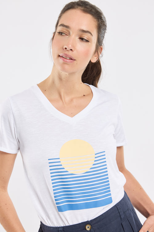 T-Shirt CLORYS - leichte Baumwolle - Armor-lux - 2