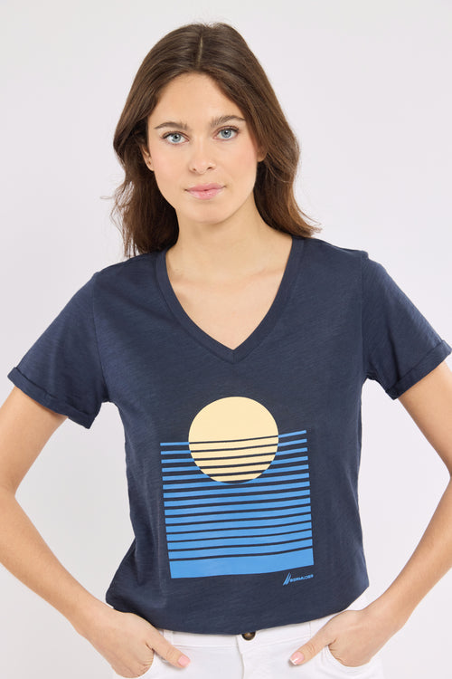 T-Shirt CLORYS - leichte Baumwolle - Armor-lux - 2