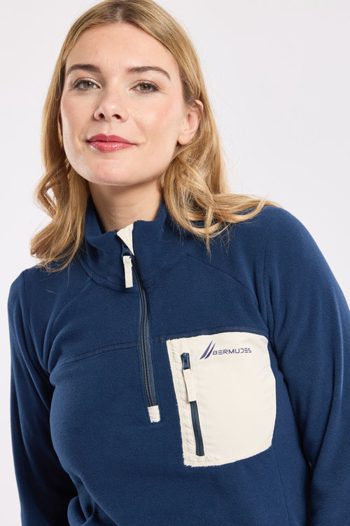 MOLENE zipped fleece sweatshirt - Armor-lux - 3