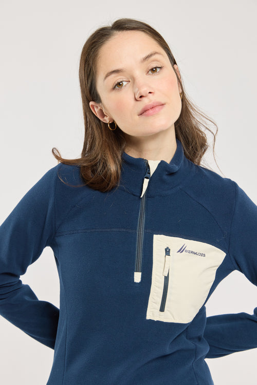 Fleece-Sweatshirt mit Reißverschluss MOLENE - Armor-lux - 2