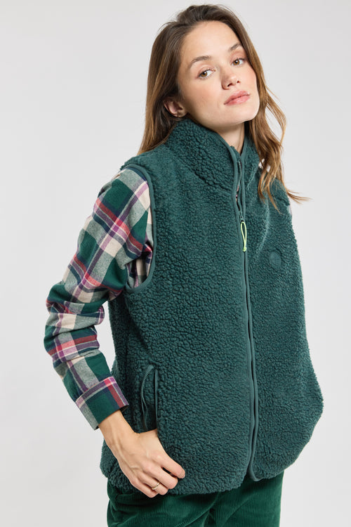 MACAEL Ärmelloses Fleece in Senfoptik - Armor-lux - 2