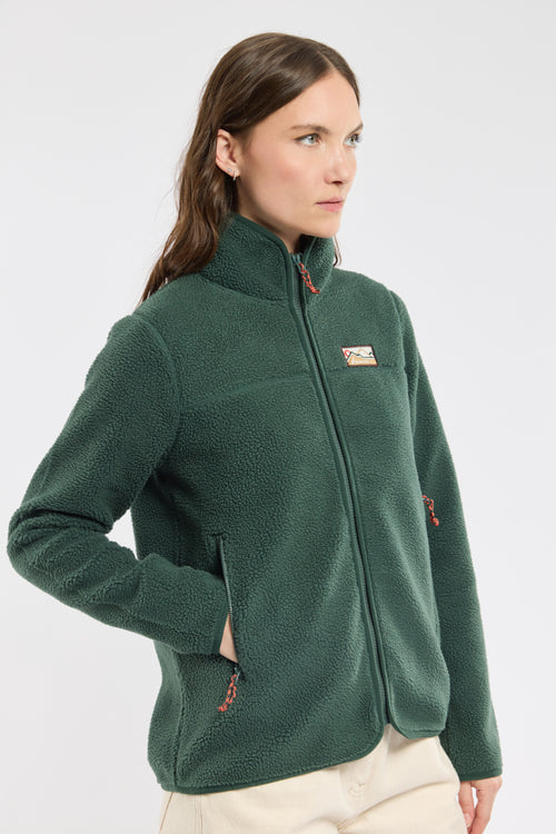 Veste polaire moutonnée MORGANE - polyester recyclé - Armor-lux - 1