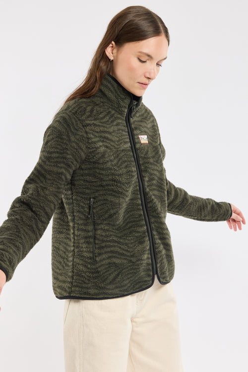 Veste polaire moutonnée MORGANE - polyester recyclé - Armor-lux - 1