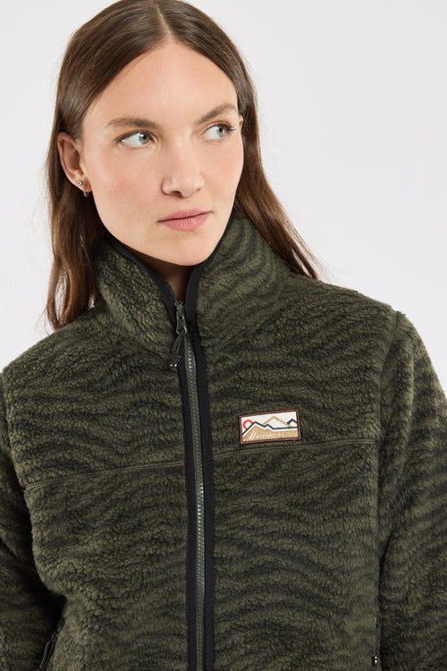 Veste polaire moutonnée MORGANE - polyester recyclé - Armor-lux - 2