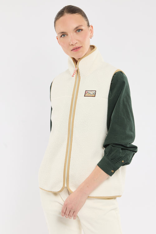 MICHA sleeveless fleece jacket - recycled polyester - Armor-lux - 1