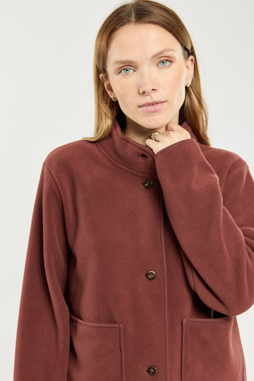 MERSONI Buttoned Fleece Jacket - Armor-lux - 2