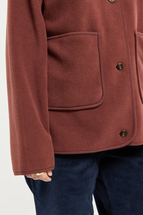 MERSONI Buttoned Fleece Jacket - Armor-lux - 4