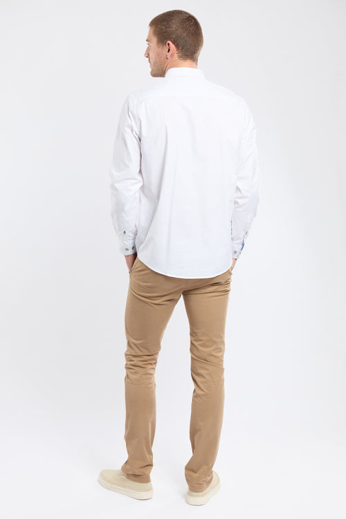 Chemise unie EDGAR - coupe droite - Armor-lux - 5