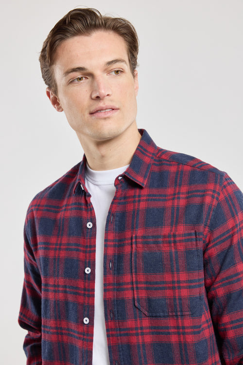 Chemise à carreaux EDERS - coton et laine - Armor-lux - 4