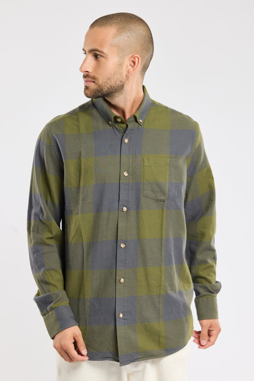 ELMAN checked shirt - cotton - Armor-lux - 1