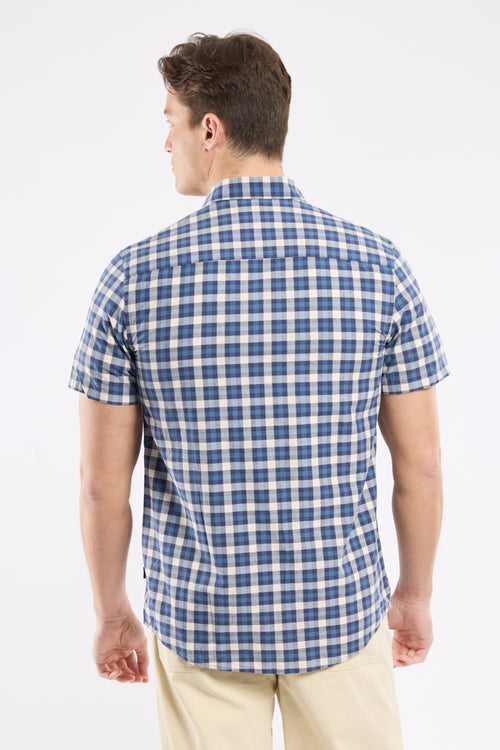 ENISCO checked shirt - cotton and linen - Armor-lux - 4