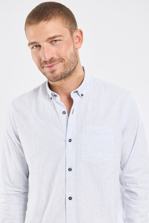 Hemd ETIMO – Baumwolle und Leinen - Armor-lux - 2