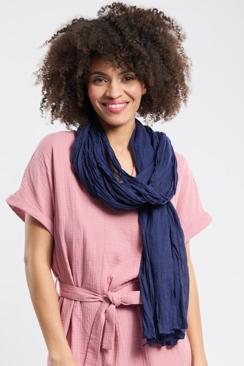 Foulard uni JARLI - coton - Armor-lux - 1