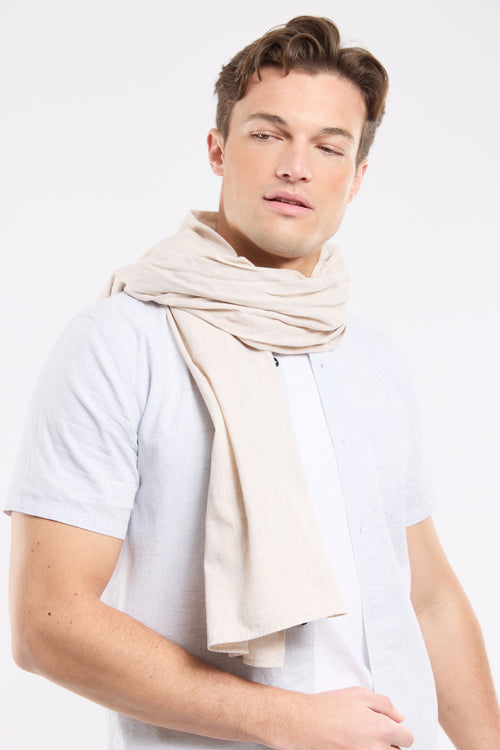 Foulard JESTUNI - coton et lin - Armor-lux - 1