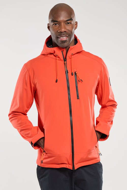 Winterjacke Softshell Jacke Extra Langer Arm Kapuze Softshell