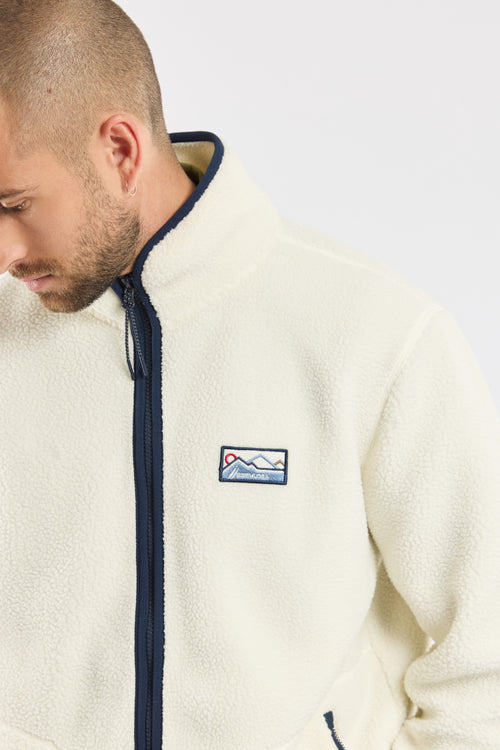 Veste polaire moutonnée PATERSON - polyester recyclé - Armor-lux - 2