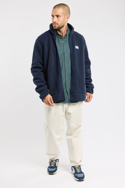 PATERSON shearling fleece jacket - recycled polyester - Armor-lux - 3