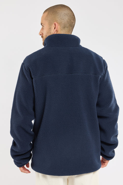 PATERSON shearling fleece jacket - recycled polyester - Armor-lux - 4