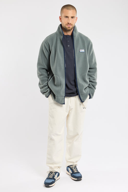 PATERSON shearling fleece jacket - recycled polyester - Armor-lux - 3